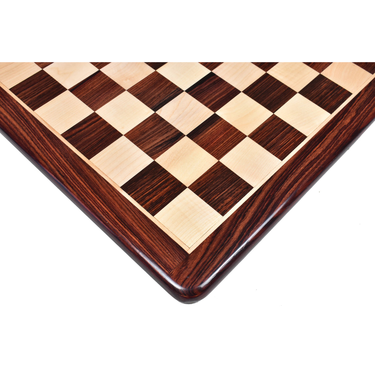 21 inches Large Flat Chess board Rosewood & Maple Wood - Square of 55 mm from Royal Chess Mall