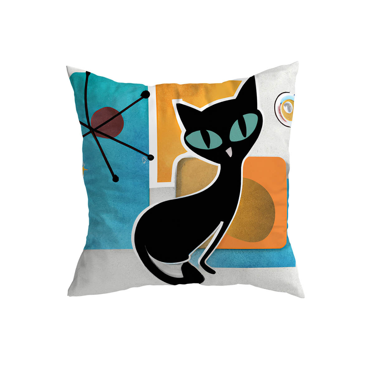 Astronomic Cats Cushion Cover from Moderny
