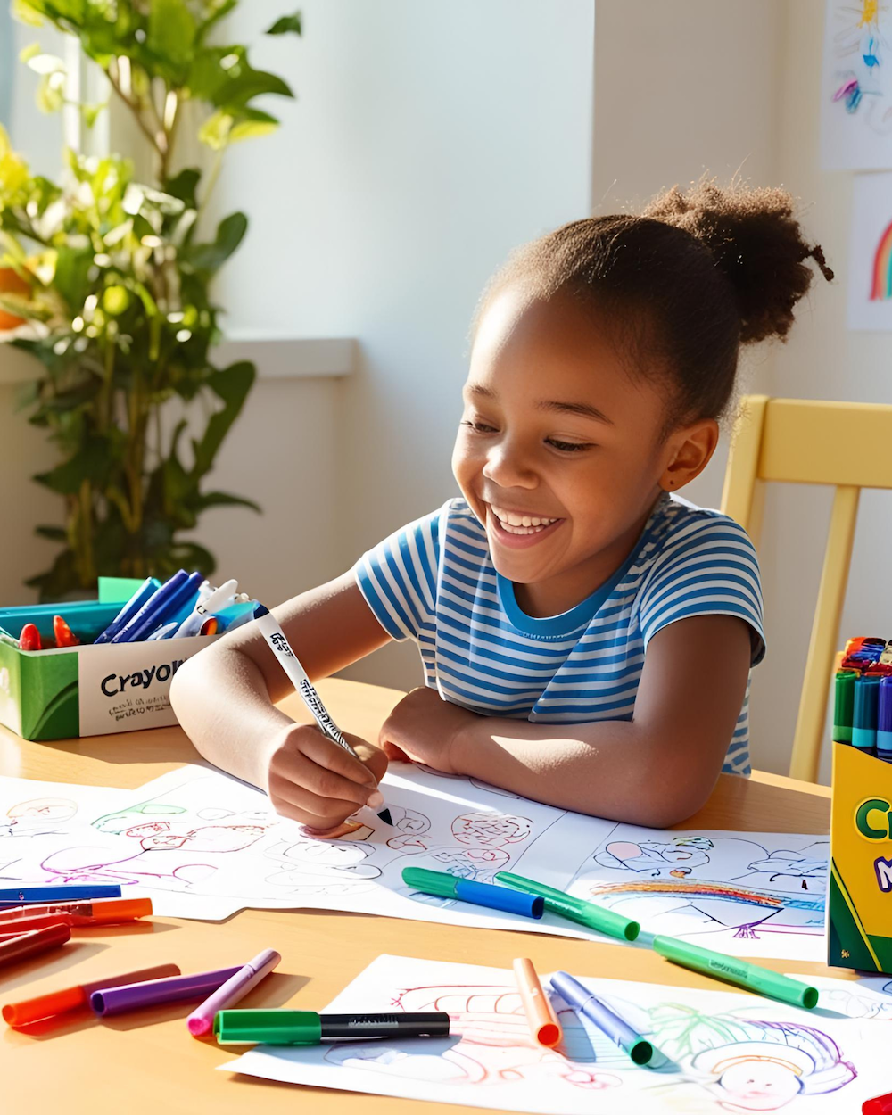 Crayola Washable Dry-Erase Markers (10 pack) from UnbuckleMe®