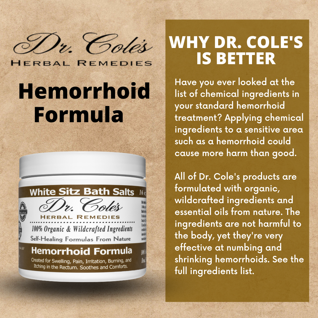 Dr. Cole's Hemorrhoid Salts White from COLEHERBALS