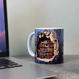 3D Bookshelf Mug from Moderny