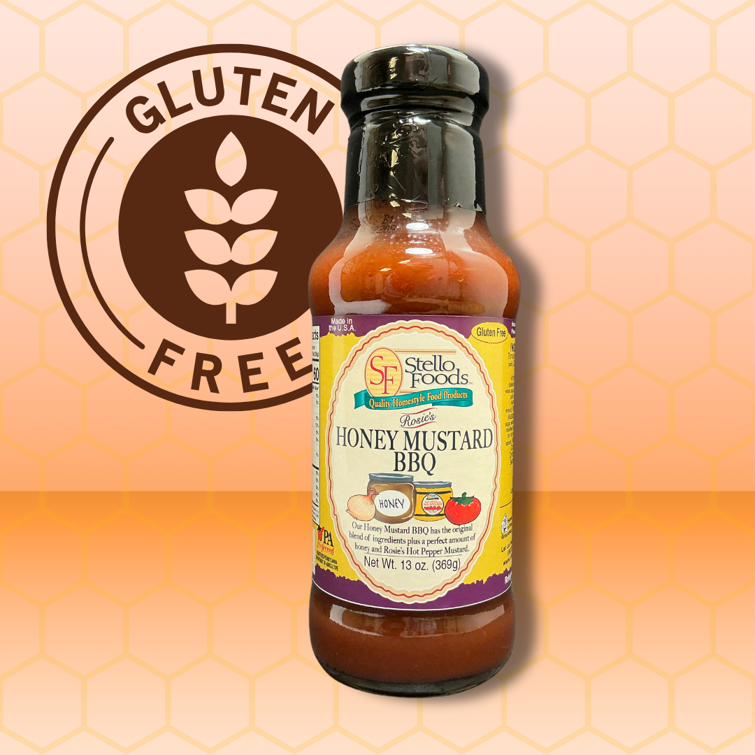 Stello Foods - Rosie's Honey Mustard BBQ Sauce 13 oz From Stello Foods