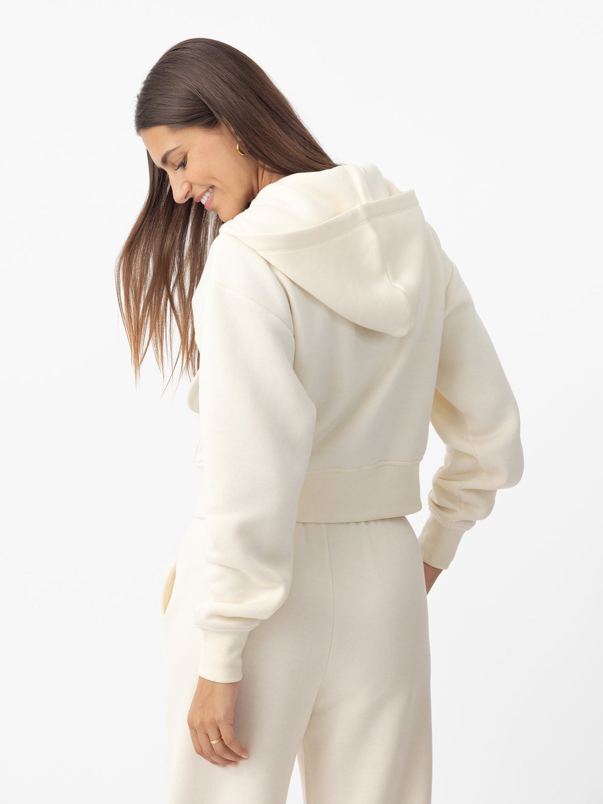 Women's CityScape Cropped Full Zip from Cozy Earth