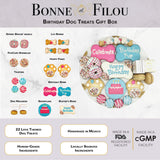 Happy Birthday Dog Treats Gift Box from Bonne et Filou