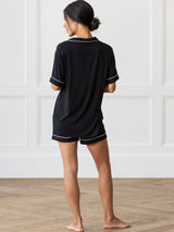 Women's Bamboo Stretch-Knit Short Sleeve Pajama Set from Cozy Earth