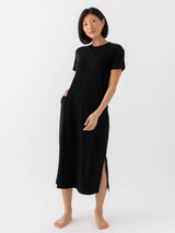 Women's Brushed Bamboo Midi Dress from Cozy Earth
