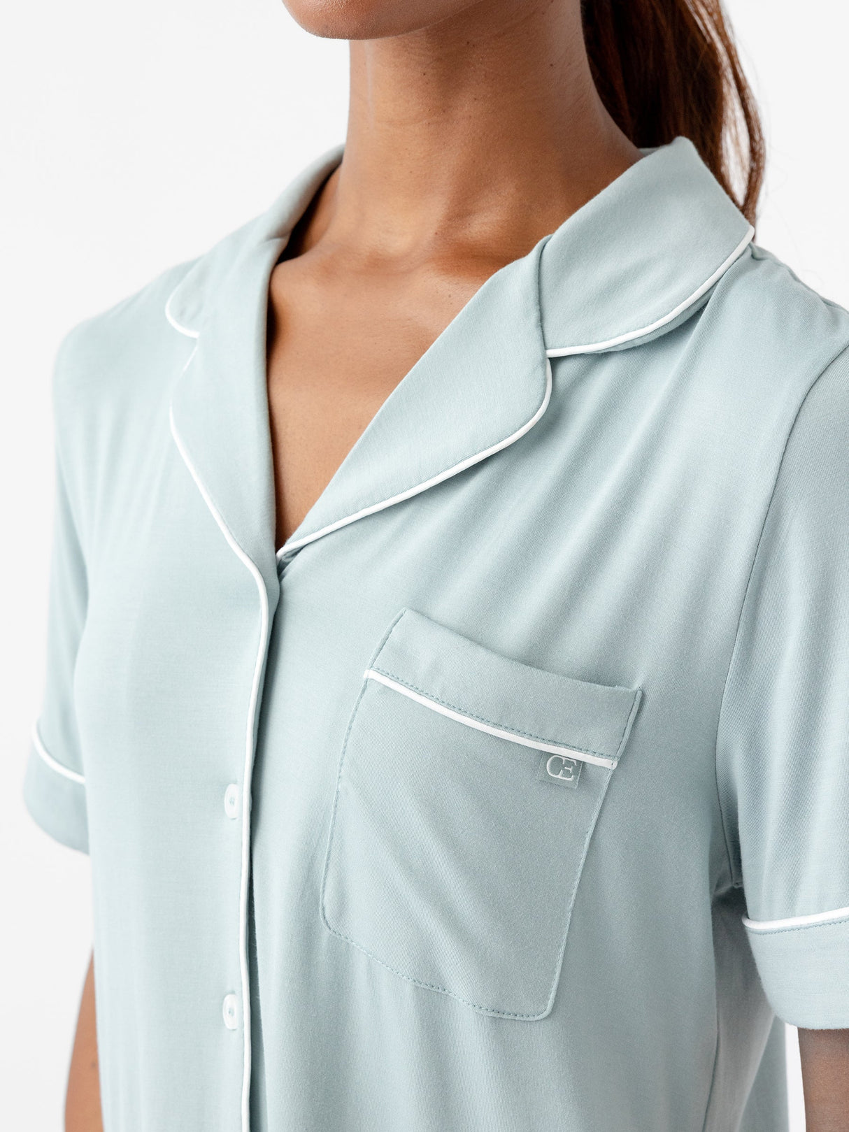 Women's Bamboo Stretch-Knit Short Sleeve Pajama Set from Cozy Earth
