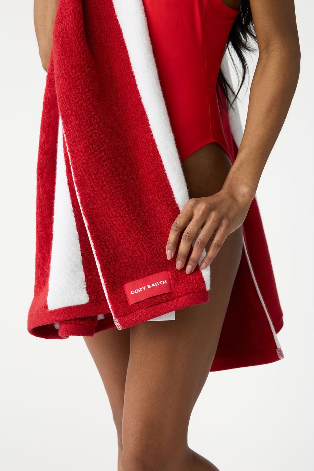 Classic Stripe Resort Towel from Cozy Earth