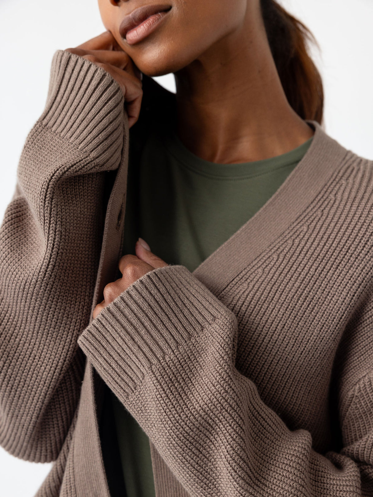 Oversized Classic Cardigan from Cozy Earth