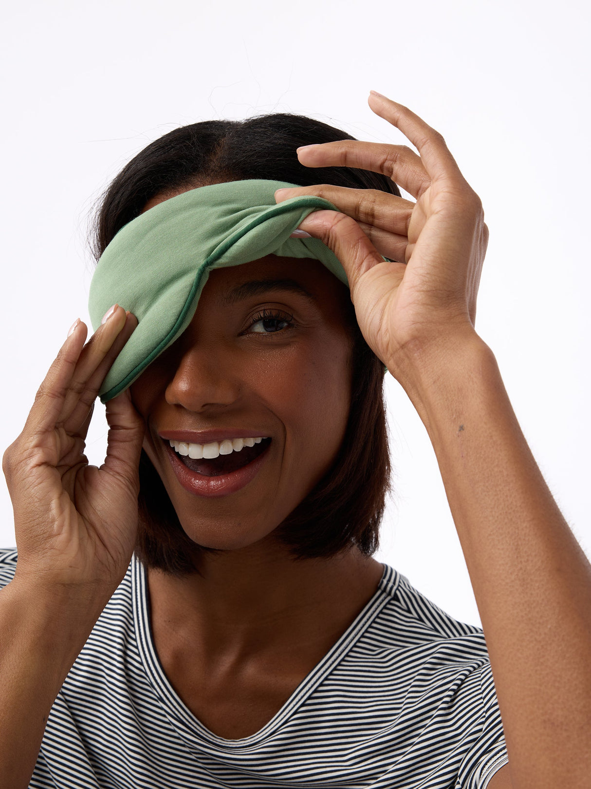 Bamboo Stretch-Knit Sleep Mask from Cozy Earth