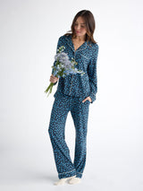Women's Bamboo Stretch-Knit Long Sleeve Pajama Set from Cozy Earth