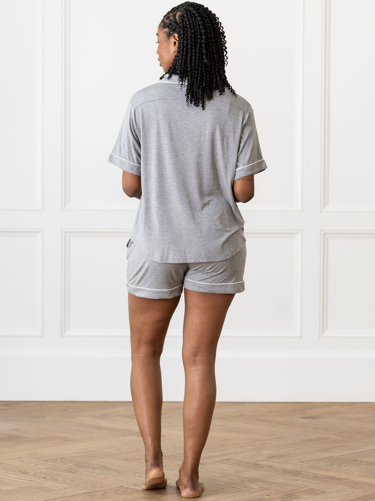 Women's Bamboo Stretch-Knit Short Sleeve Pajama Set from Cozy Earth