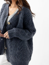 Oversized Cable Knit Cardigan from Cozy Earth