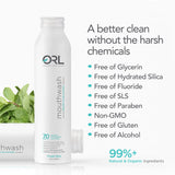 Natural Mouthwash made with the Finest Clean Ingredients from ORL