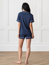 Women's Bamboo Stretch-Knit Short Sleeve Pajama Set from Cozy Earth