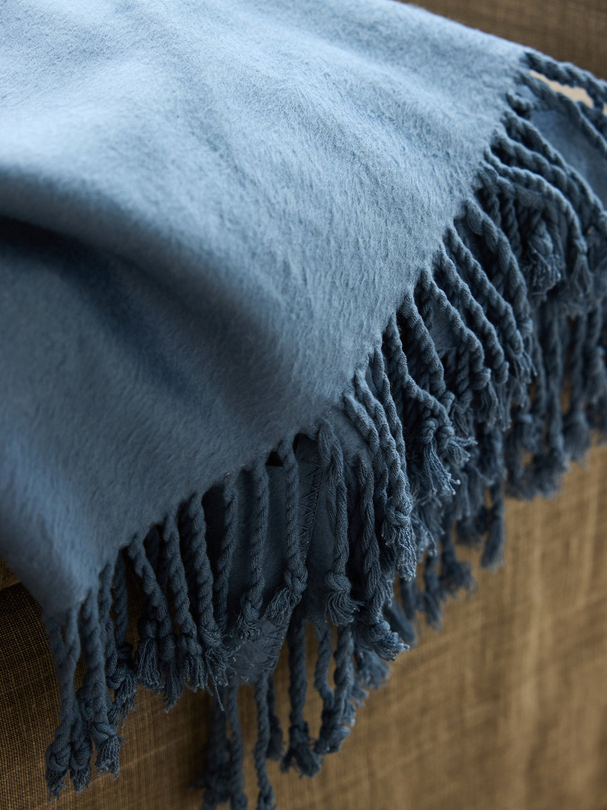 Bamboo Tassel Throw from Cozy Earth