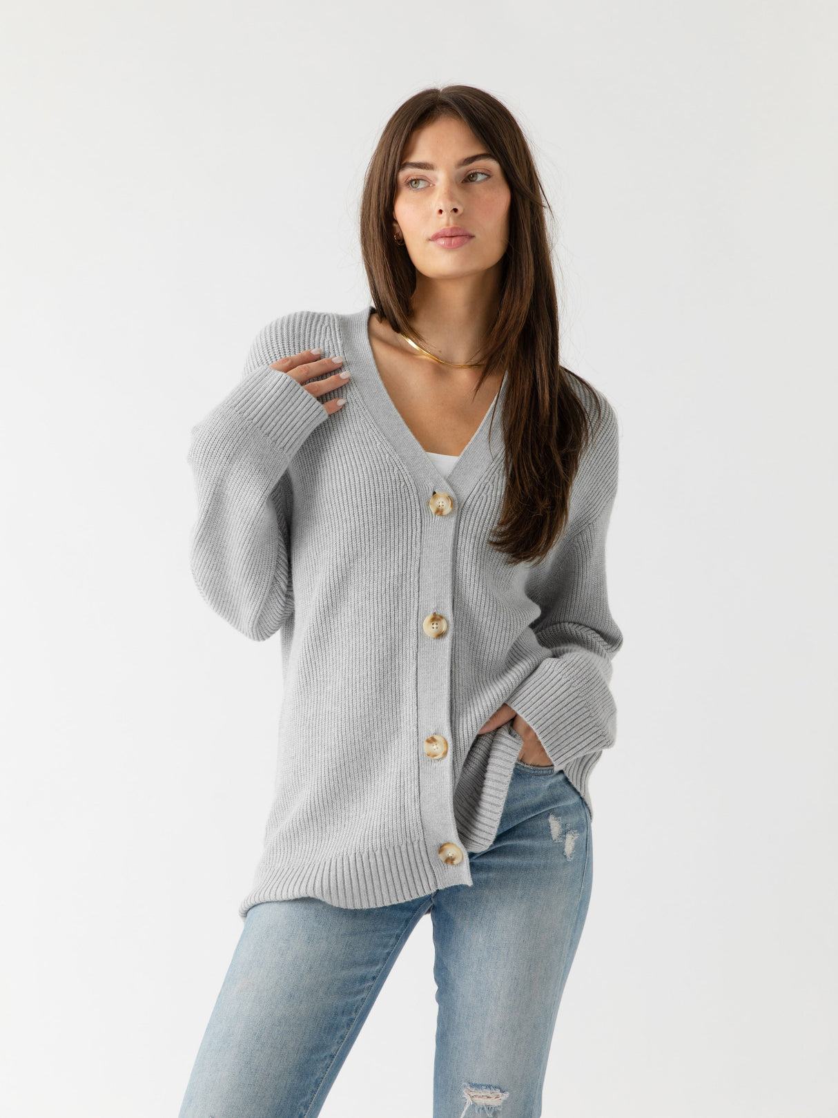 Oversized Classic Cardigan from Cozy Earth