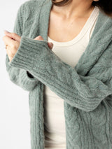 Oversized Cable Knit Cardigan from Cozy Earth