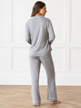 Women's Bamboo Stretch-Knit Long Sleeve Pajama Set from Cozy Earth