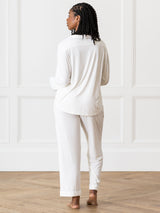 Women's Bamboo Stretch-Knit Long Sleeve Pajama Set from Cozy Earth