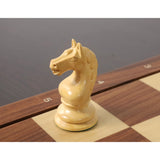 Botvinnik Flohr-I Soviet 1933 Chess Set- Chess Pieces Only - Golden Rosewood - 3.6" King From Royal Chess Mall