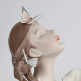 Beautiful Girl Flower Vase from Moderny