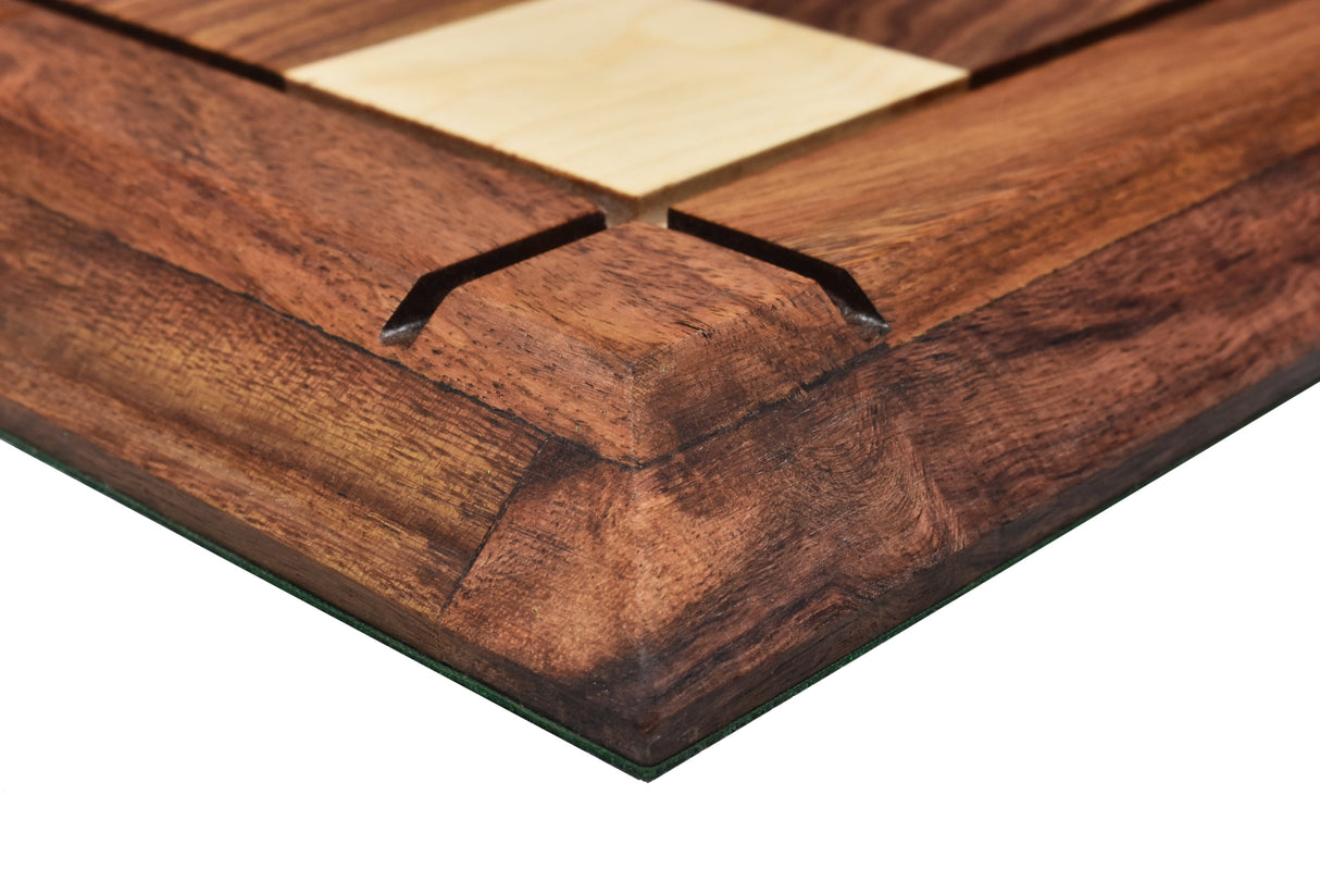 21" Drueke Style Golden Rosewood & Maple Wood Chess board - 55 mm square - Matt Finish from Royal Chess Mall