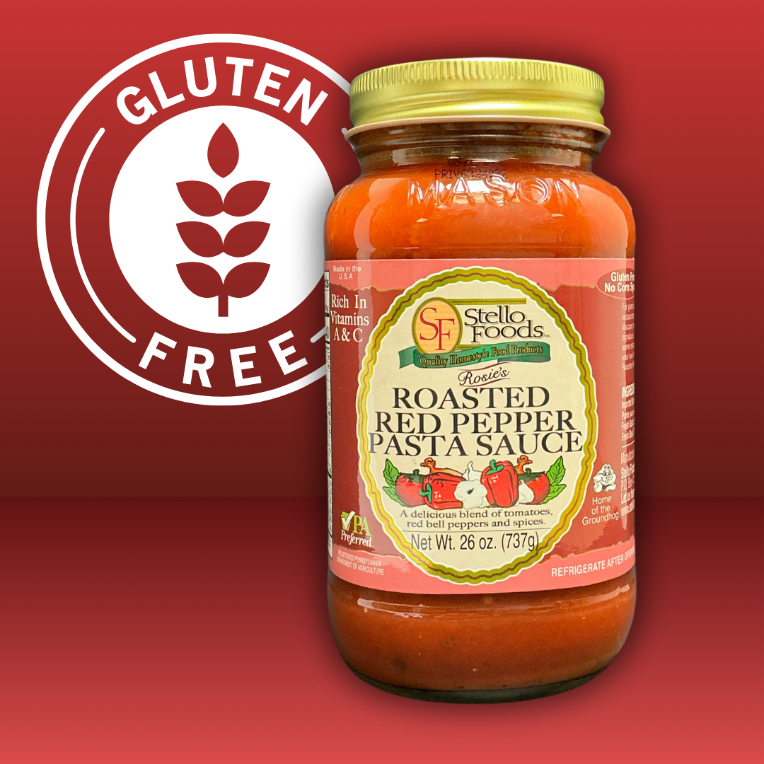 Stello Foods - Rosie's Roasted Red Pepper Spaghetti Sauce 26oz from Stello Foods