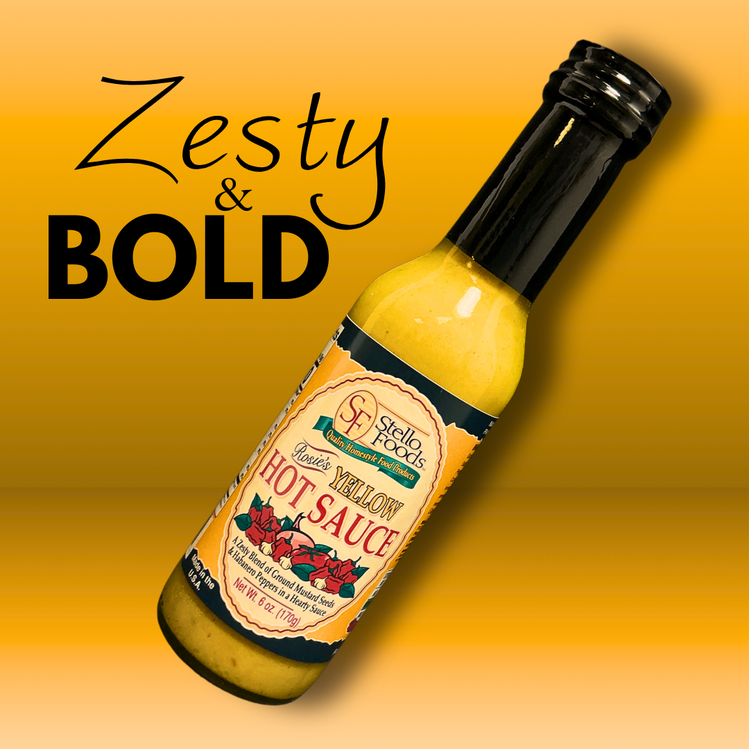 Stello Foods - Rosie's Yellow Hot Sauce 6 oz from Stello Foods