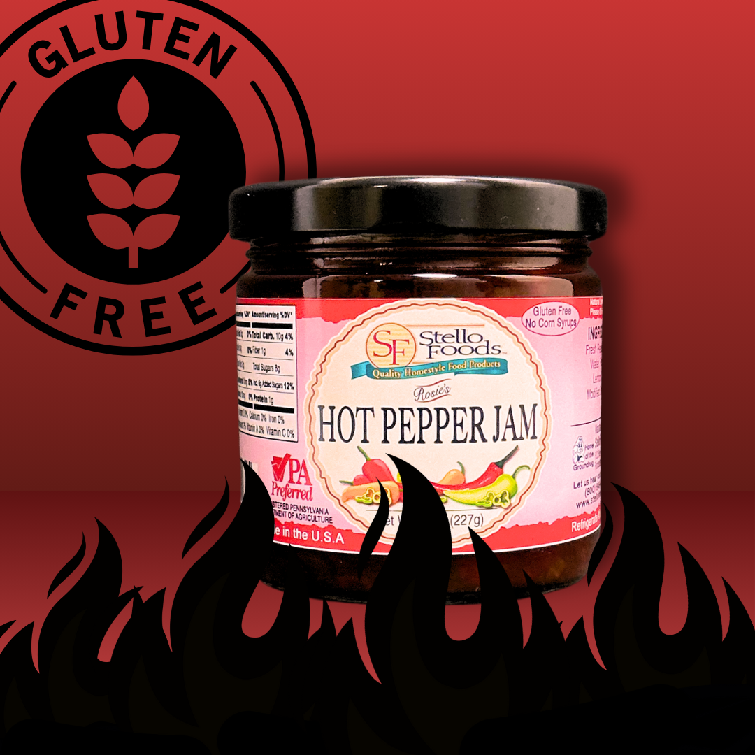 Stello Foods - Rosie's Hot Pepper Jam 8 oz From Stello Foods