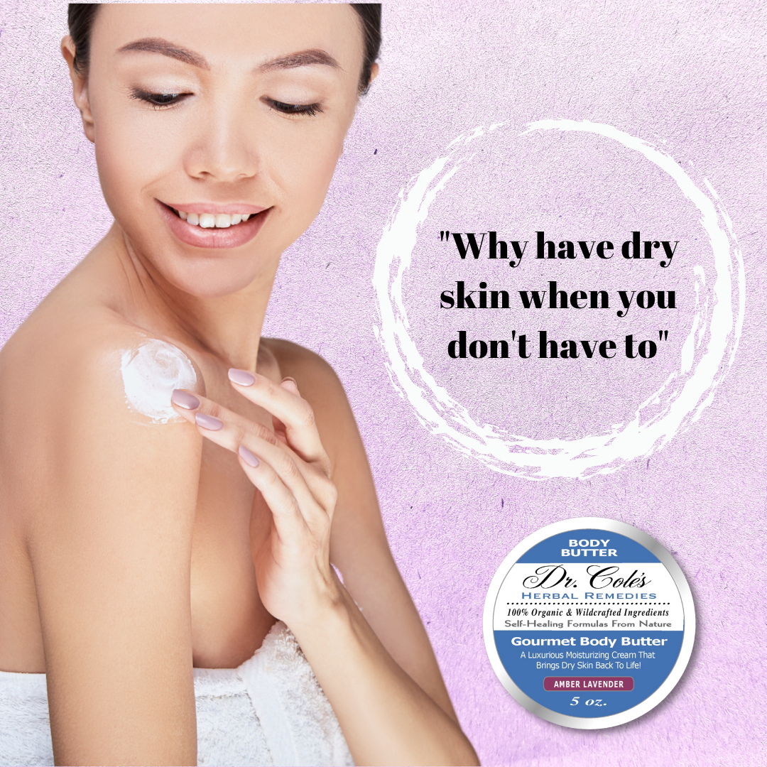 Dr. Cole's Gourmet Body Butter - AMBER LAVENDER From Dr. Cole's Herbal Remedies