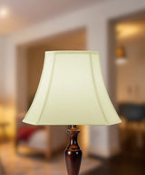 Square Cut 16"W x 12"H Corner Lamp Shade Eggshell from LampsUSA