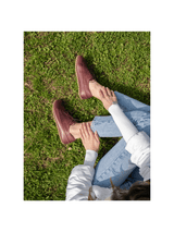 Men's Red Barefoot Sneakers from Atlantis Handmade Shoes