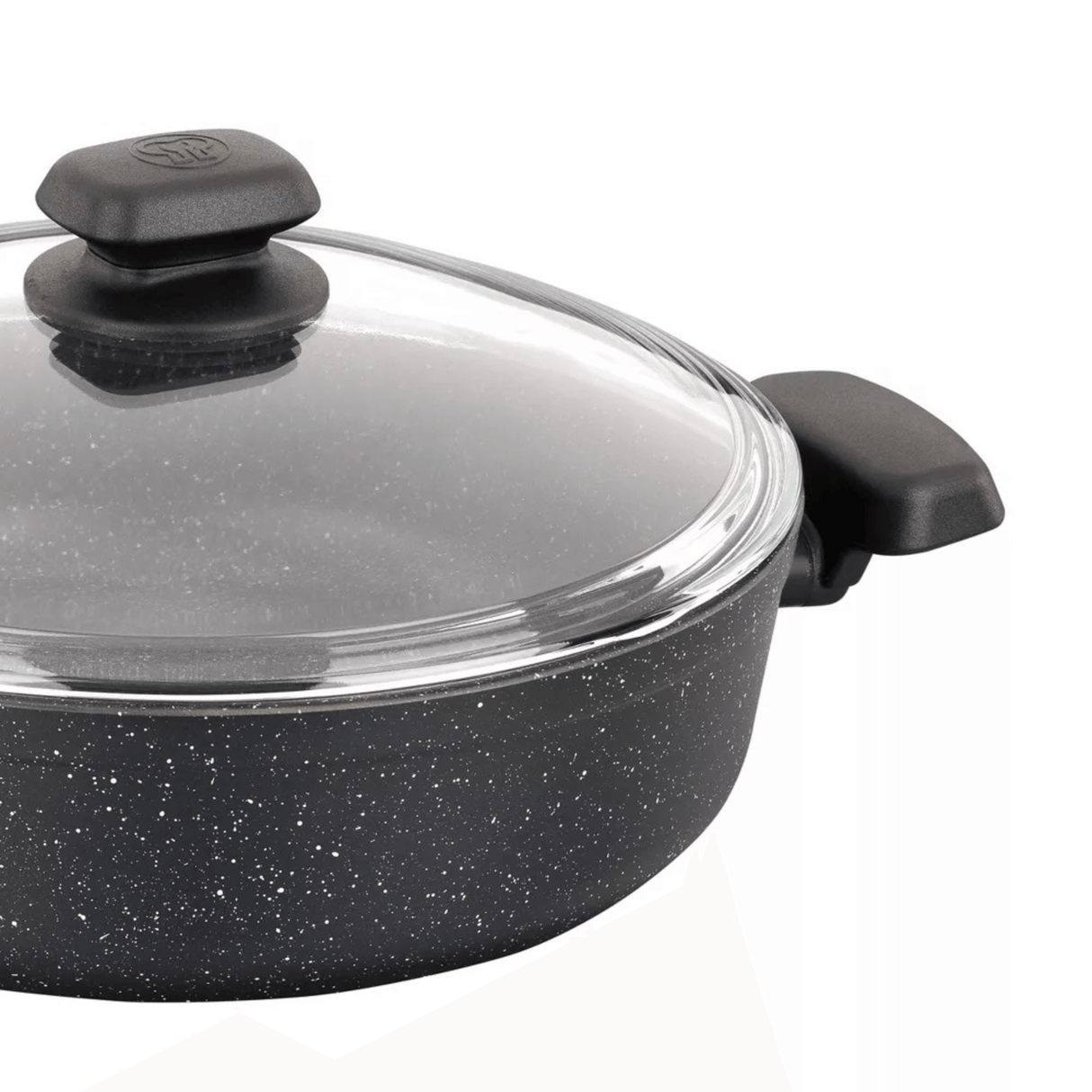 Korkmaz Ornella Aluminum 2.5L Non-Stick Low Casserole Dish with Lid from Jupiter Gear Home