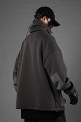 H33 Grey Utility Transformer Hoodie From Niepce Inc