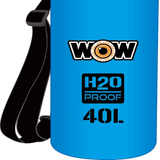 WOW Watersports H2O Proof 40L Drybag Blue from Jupiter Gear