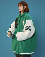 Women's Year 94 Furry Varsity Jacket from Niepce Inc