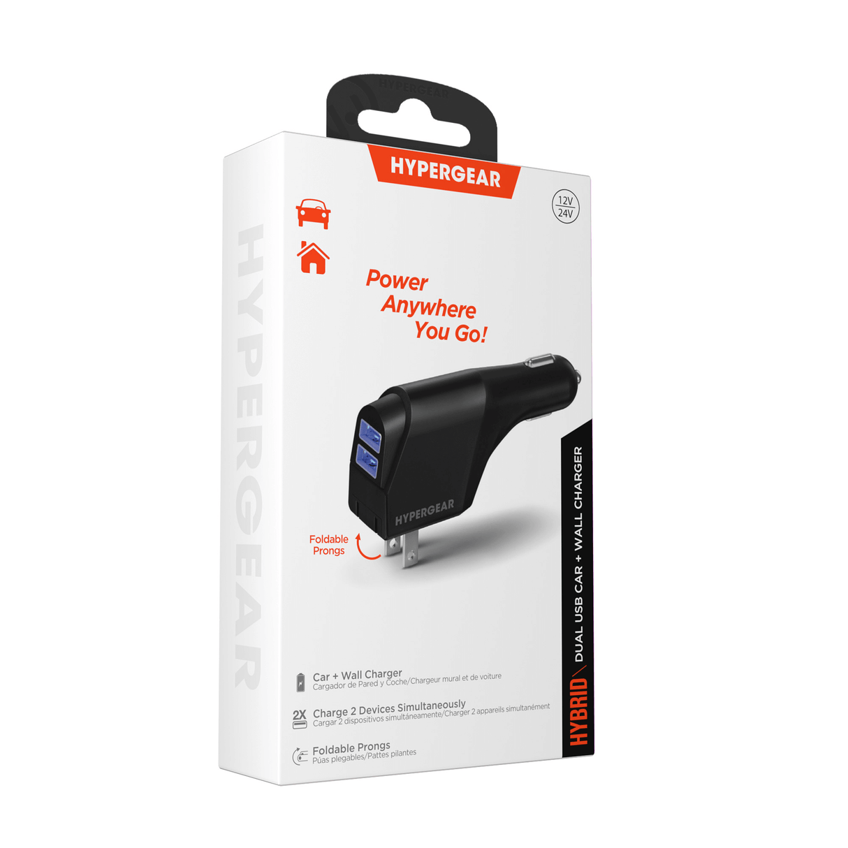 HyperGear Hybrid 2.1A Dual USB Car/Wall Charger from Jupiter Gear Home