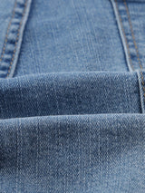 American Flag Denim Shorts with Lace-up Detail from MsDressly