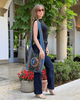Kathmandu Collection Yin Yang Print Hobo Bag from Jupiter Gear