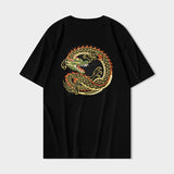 Golden Dragon Embroidery Tee from Niepce Inc