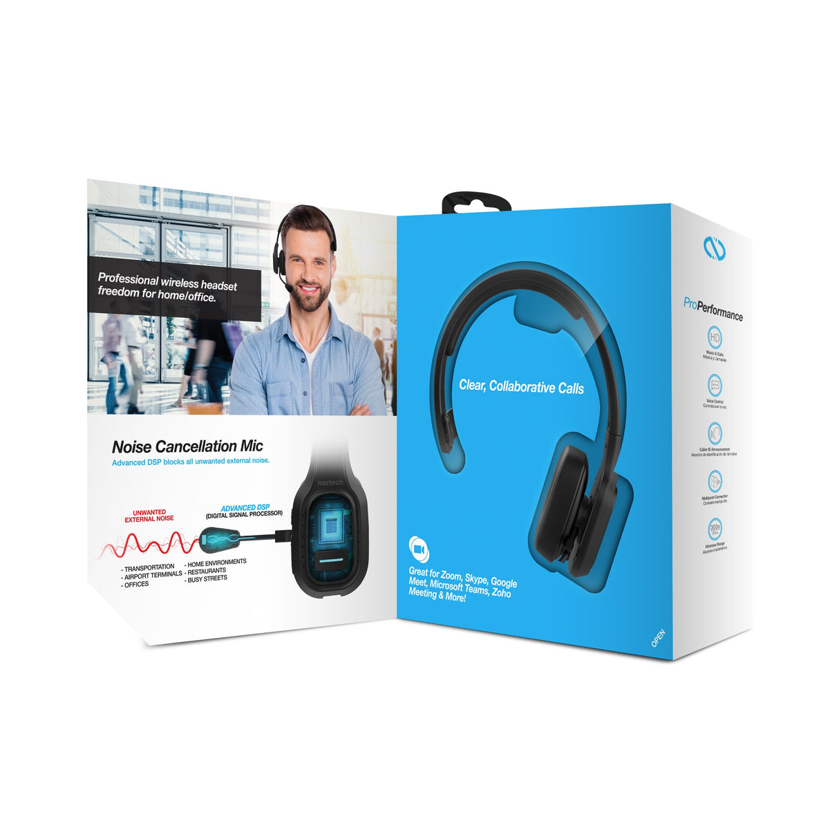 Naztech NXT-700 Xtreme Noise Cancelling Headset for Home Use from Jupiter Gear Home