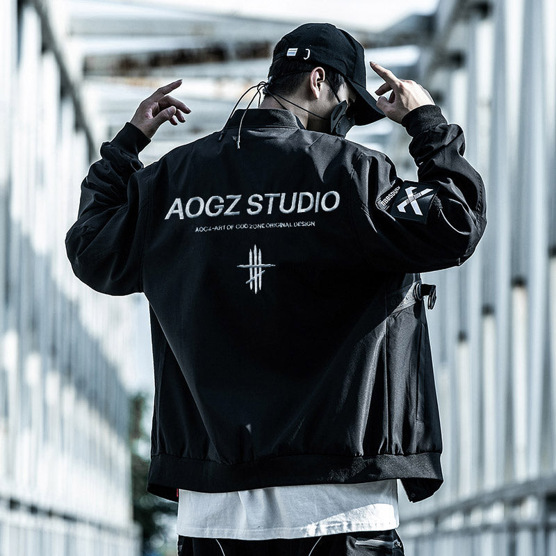 Scar Slash Utility Bomber Jacket from Niepce Inc