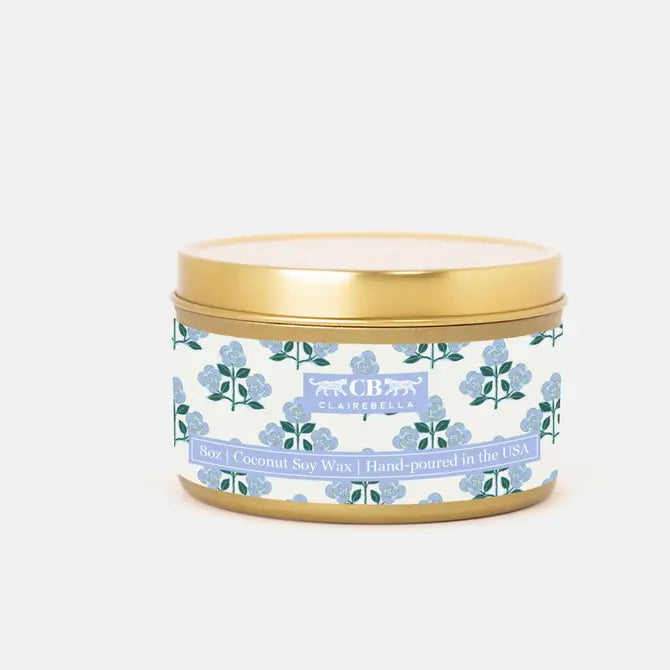 Tin Candle - Betsy Blue (Spa Retreat) from CB Studio