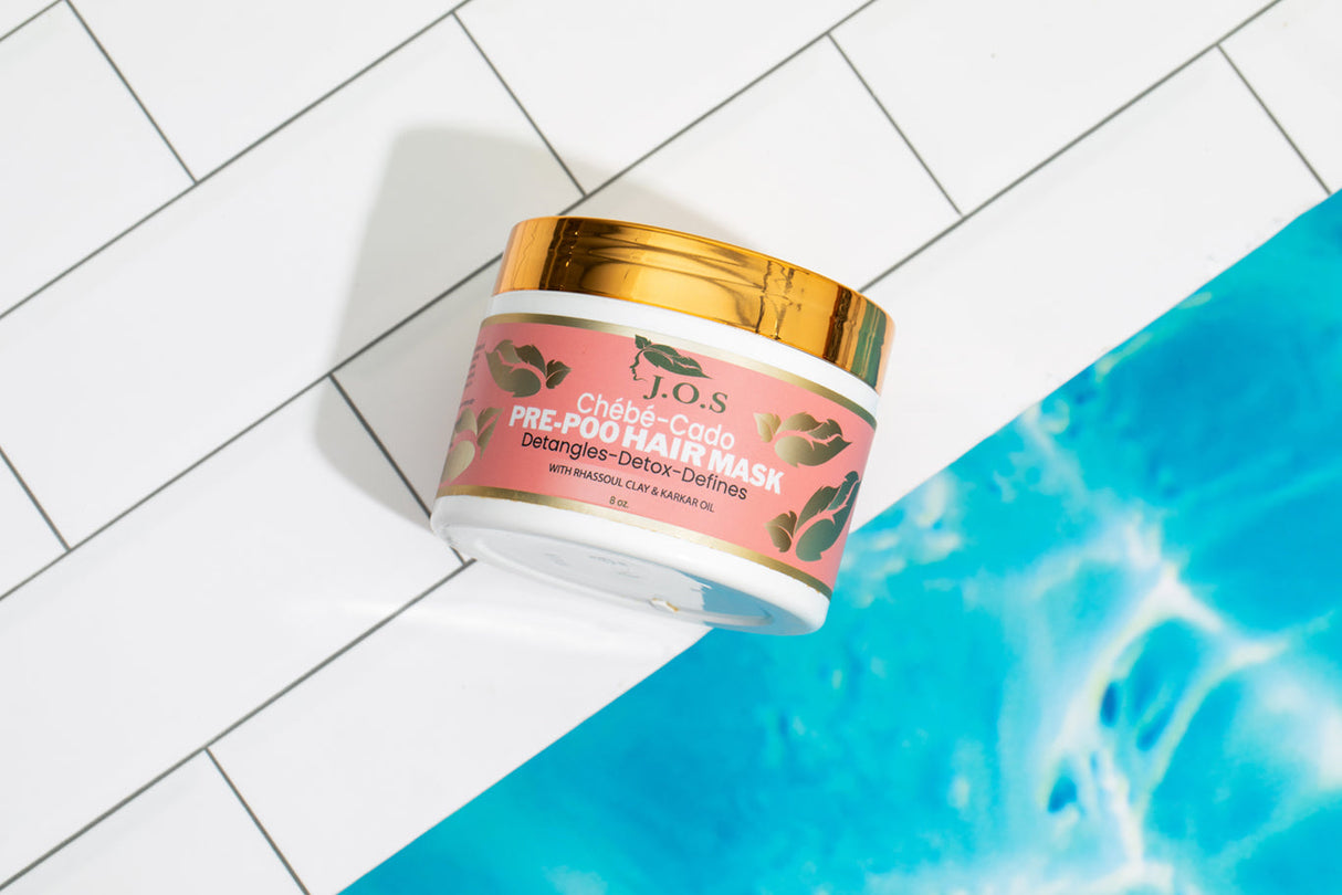 Chebe-Cado pre-poo clay hair mask from J’Organic solutions