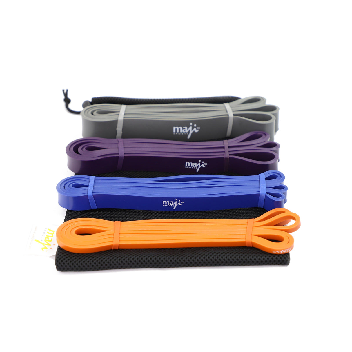 Maji Sports Pack Of Four Full Body Workout Super Bands from Jupiter Gear Home