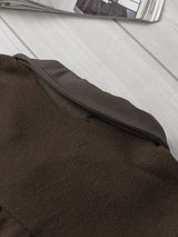 Autumn Brown Fleece Jacket from MsDressly
