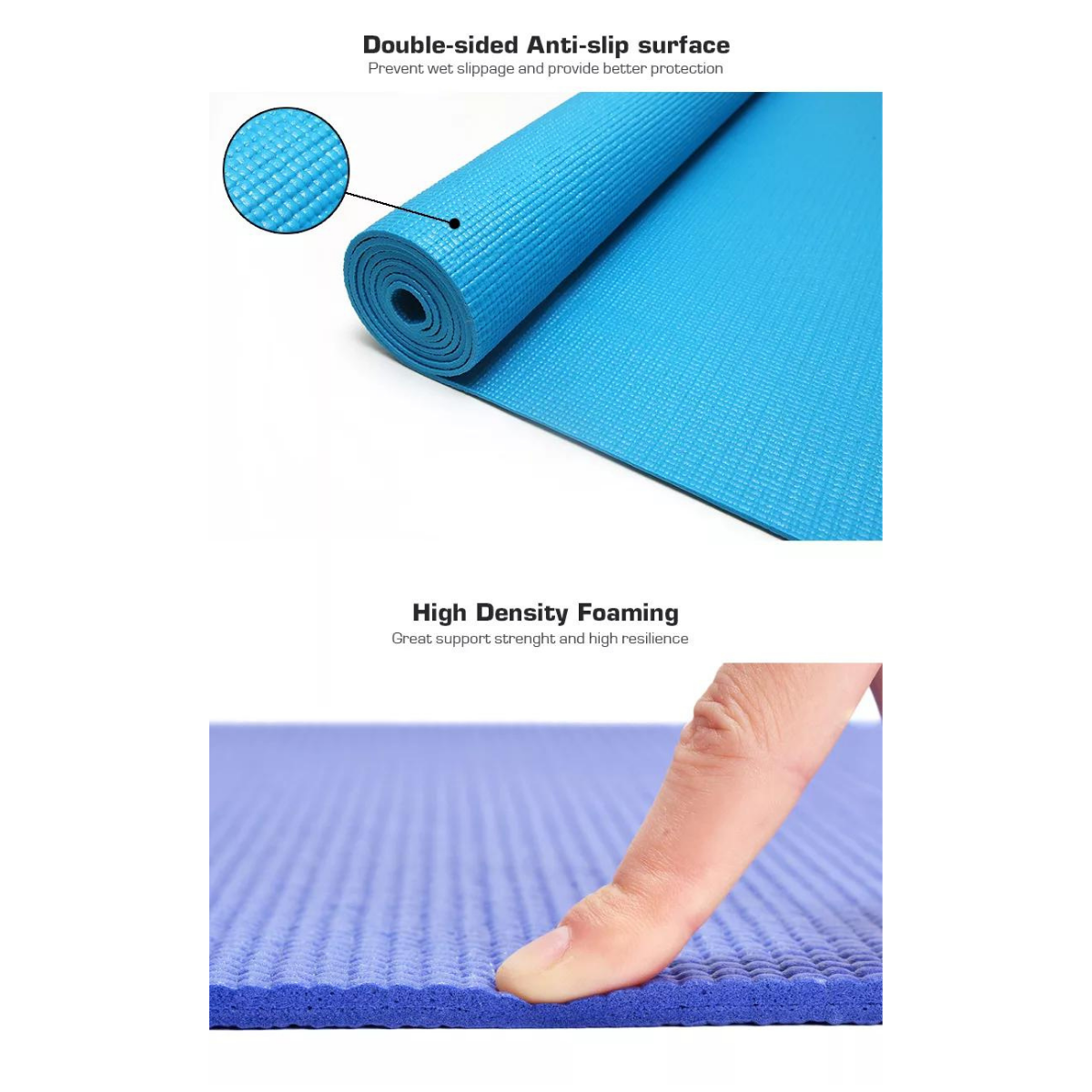 JupiterGear Performance Yoga Mat with Carrying Straps from Jupiter Gear