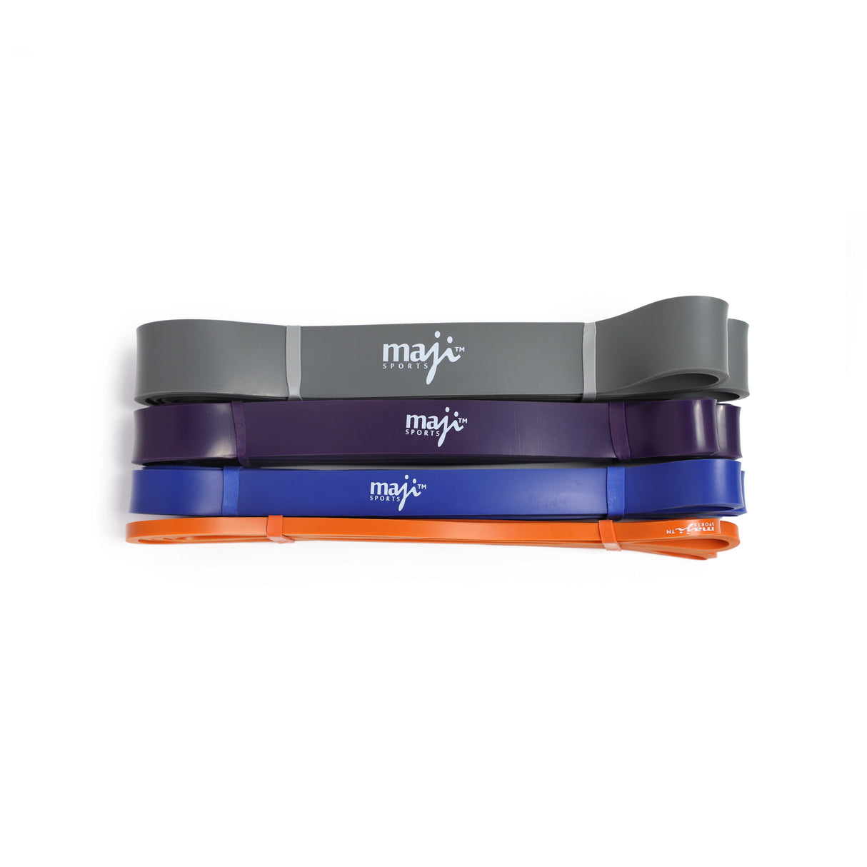 Maji Sports Pack Of Four Full Body Workout Super Bands from Jupiter Gear Home