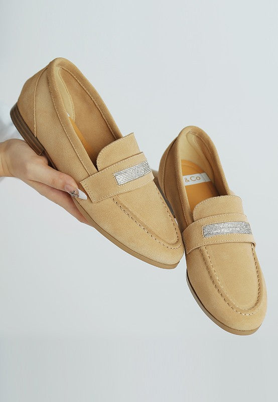 New Ode Rhinestone Penny Strap Loafers Loafers from My Pampered Life Seattle